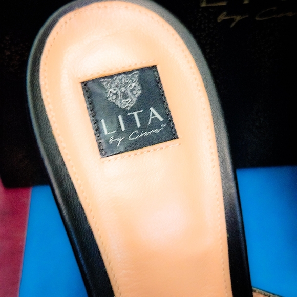 NIB Solid Square Toe Slide Sandal (Women)LITA by Ciara - Picture 3 of 6